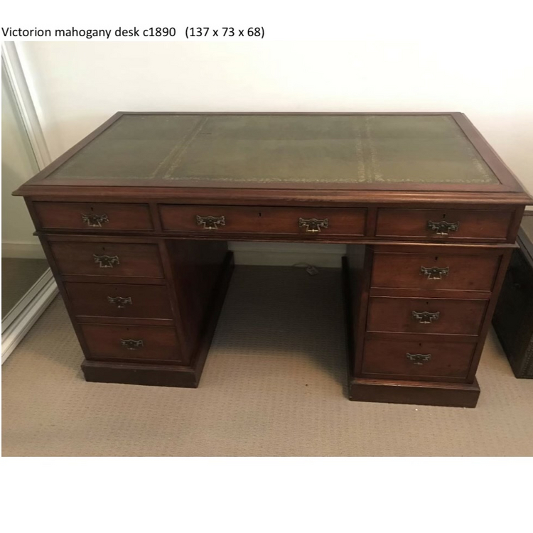 Victorian Mahogany Desk c1890